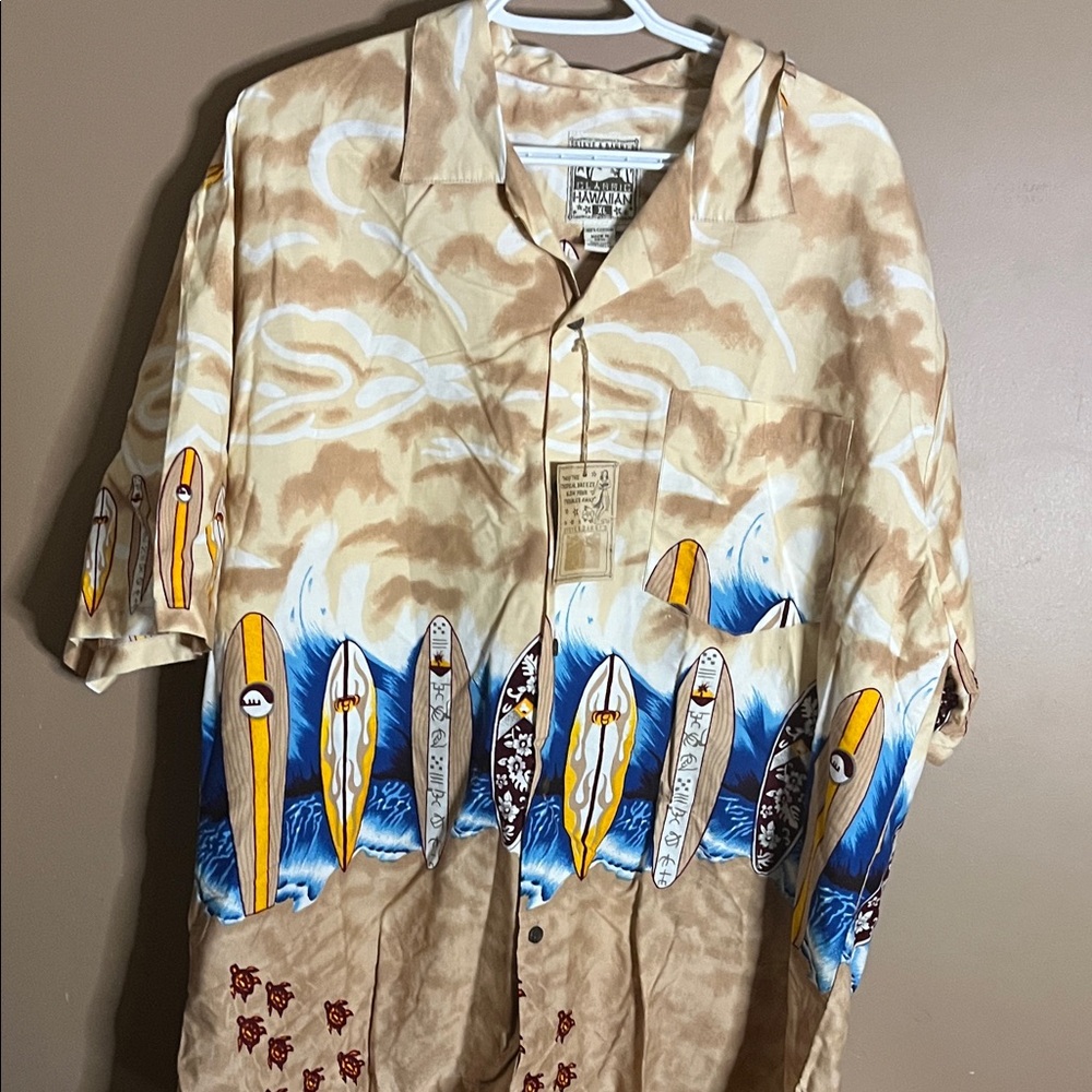 😄Classic Hawaiian vacation shirt cotton NWT